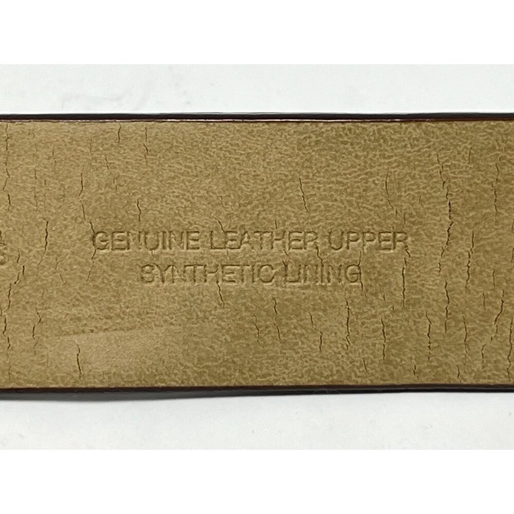Talbots Womens S Leather Brown Belt Double Buckle Fits 29.5" - 33.5" - Picture 4 of 4